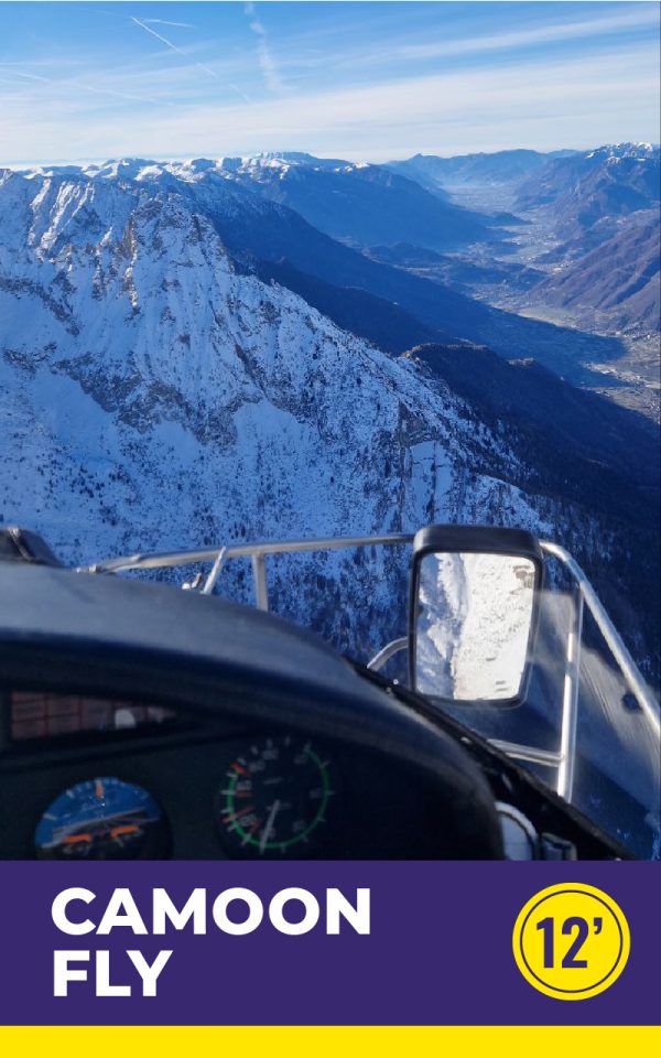 partecipa ai voli turistici in elicottero in valle camonica